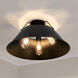 Orwell 3 Light 19 inch Matte Black Flush Mount Ceiling Light